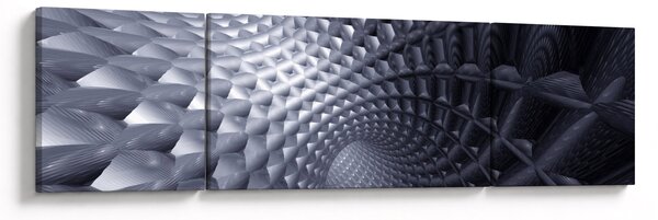 Obraz - Abstrakcja 3D (170x50 cm)