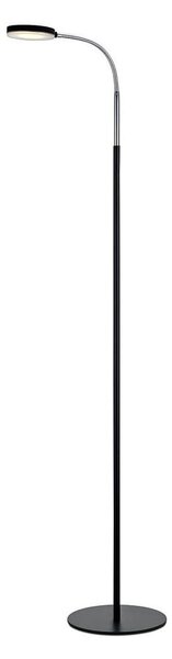 Czarna lampa stojąca LED Markslöjd Flex