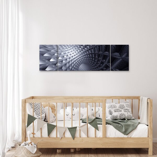 Obraz - Abstrakcja 3D (170x50 cm)