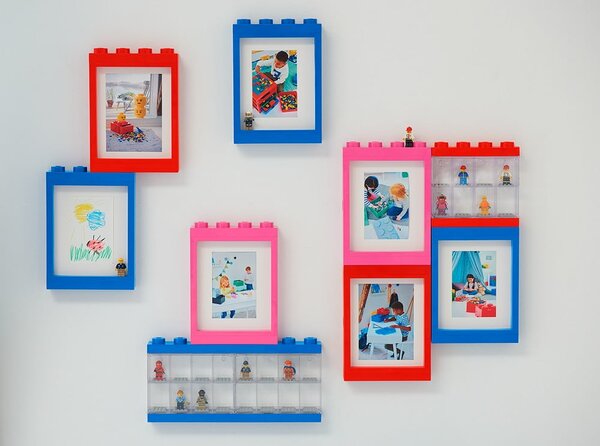 Niebieska ramka na zdjęcie LEGO®, 19,3x26,8 cm