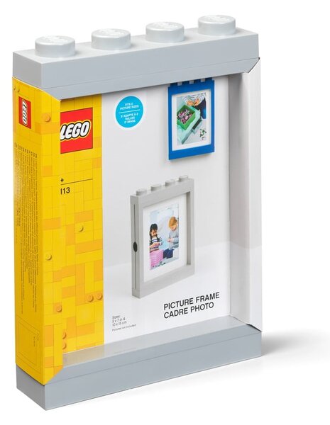 Szara ramka na zdjęcie LEGO®, 19,3x26,8 cm
