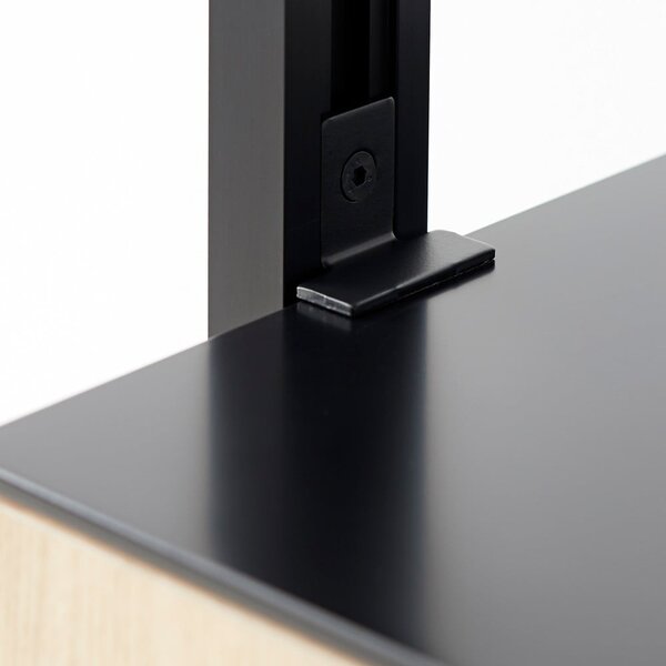 Czarny regał w dekorze dębu 94x210 cm Edge by Hammel – Hammel Furniture