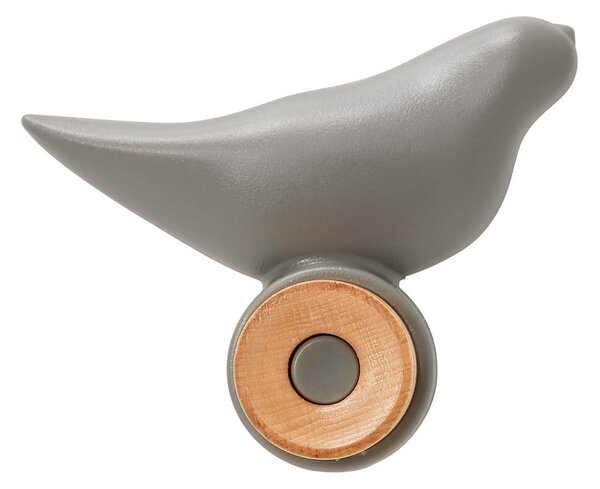 Szary haczyk ścienny Bonami Essentials Bird