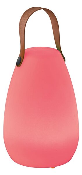 Biało-brązowa lampa stołowa LED (wysokość 20 cm) Ruby – Fischer & Honsel