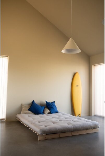 Żółta rozkładana sofa 160 cm Roots – Karup Design