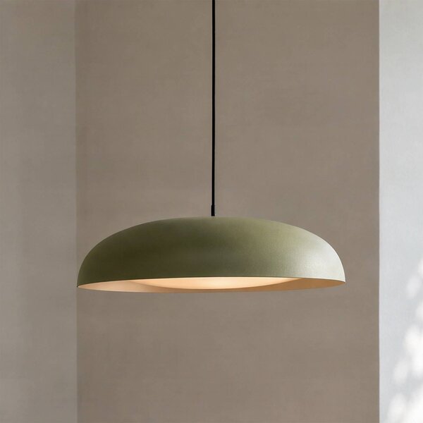 Lampa wisząca Florie Lindby, zielony, salon / jadalnia, metal, nowoczesny
