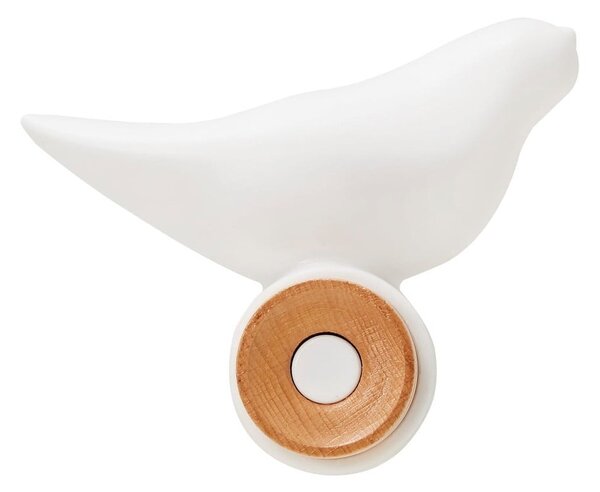 Biały haczyk ścienny Bonami Essentials Bird