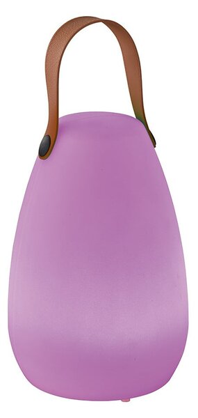 Biało-brązowa lampa stołowa LED (wysokość 20 cm) Ruby – Fischer & Honsel