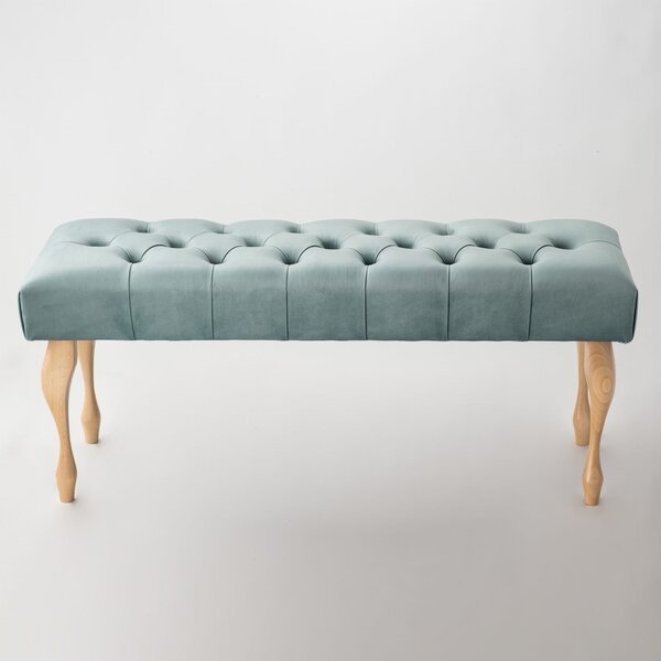 Ławka pikowana Chesterfield MINI Mint