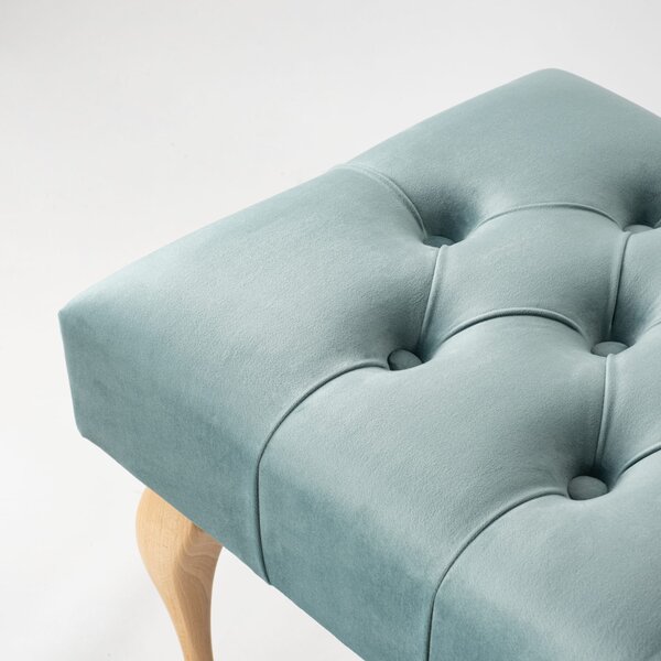 Ławka pikowana Chesterfield MINI Mint