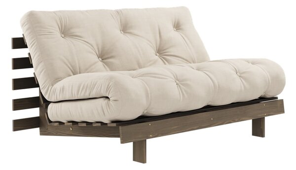 Beżowokremowa rozkładana sofa 140 cm Roots – Karup Design