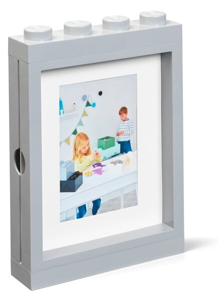 Szara ramka na zdjęcie LEGO®, 19,3x26,8 cm