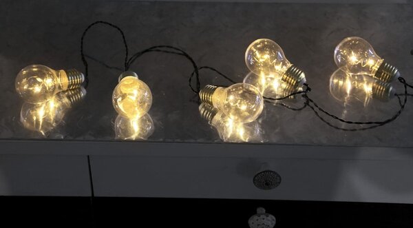 Biała girlanda świetlna LED Star Trading Glow, dł. 1 m