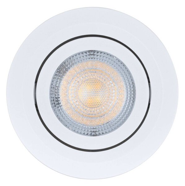 Paulmann – spot wpuszczany FIXEDLED, biały, 8 cm, 830, włączanie/wyłączanie, FIXEDLED, biały / opal, salon / jadalnia, tworzywo sztuczne, nowoczesny