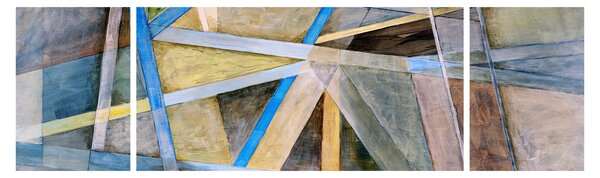 Obraz - Abstrakcja (170x50 cm)
