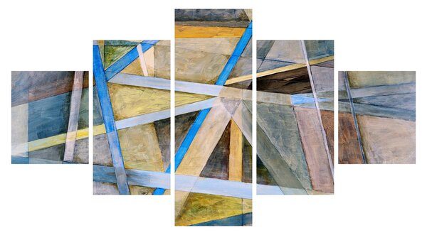 Obraz - Abstrakcja (125x70 cm)