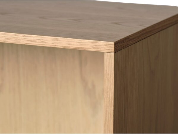 Regał w dekorze dębu 140x90 cm Ponza – Unique Furniture