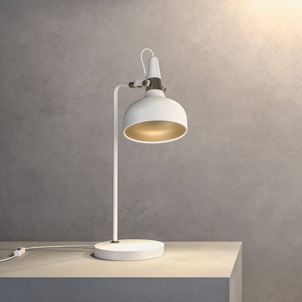 Paulmann Lampa stołowa Juna STYLE, biały / opal, salon / jadalnia, metal, nowoczesny