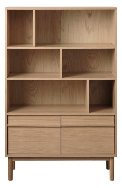 Regał w dekorze dębu 140x90 cm Ponza – Unique Furniture