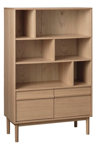 Regał w dekorze dębu 140x90 cm Ponza – Unique Furniture