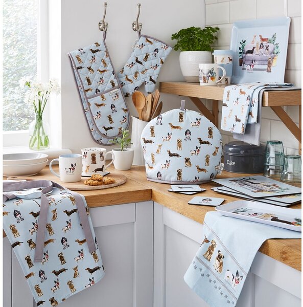 Podwójna bawełniana łapka Cooksmart ® Curious Dogs