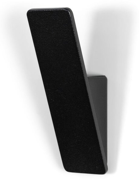 Czarny ścienny stalowy haczyk Angle – Spinder Design