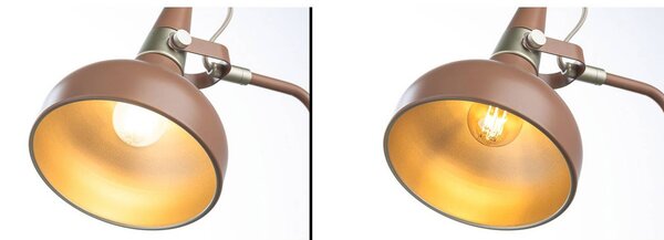 Paulmann Lampa stołowa Juna STYLE, brązowy / rdzawy, salon / jadalnia, metal, nowoczesny