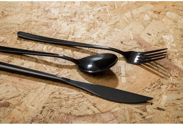 Czarne sztućce ze stali nierdzewnej 3 szt. Mimo – Premier Housewares