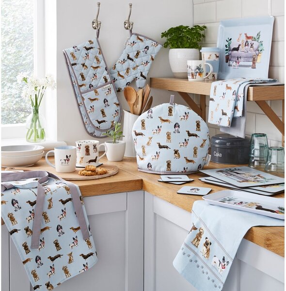 Bawełniane ścierki zestaw 3 szt. 45x65 cm Curious Dogs – Cooksmart ®