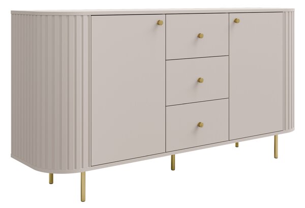 Komoda Lento 165 cm z szufladami - beż piaskowy