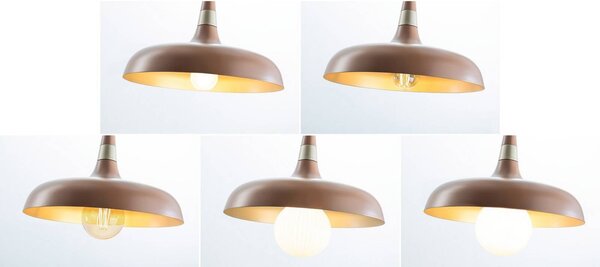 Paulmann Lampa wisząca Juna STYLE, możliwość ściemniania, brązowy / rdzawy, salon / jadalnia, metal, nowoczesny