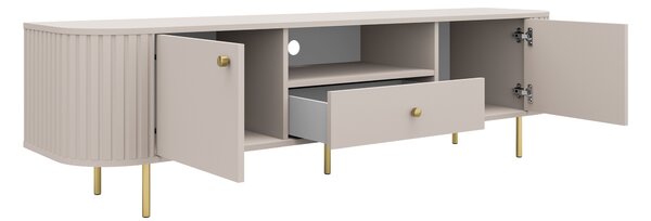 Szafka RTV Lento 181 cm z szufladą - beż piaskowy