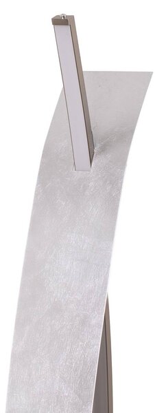 Lampa stojąca LED Marija Lucande, możliwość ściemniania, chromowy / srebrny, salon / jadalnia, metal, nowoczesny