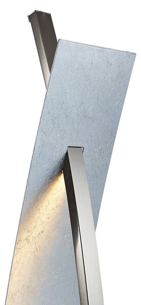 Lampa stojąca LED Marija Lucande, możliwość ściemniania, chromowy / srebrny, salon / jadalnia, metal, nowoczesny