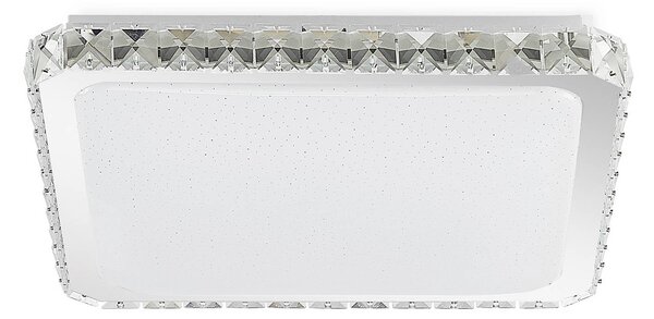 Lampa sufitowa LED Lorand Lindby, możliwość ściemniania, biały / opal, salon / jadalnia, tworzywo sztuczne, nowoczesny