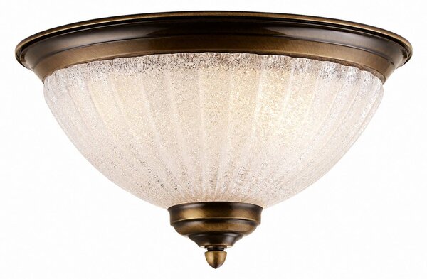 Lampa sufitowa Carmen Jupiter, możliwość ściemniania, brązowy / mosiężny, salon / jadalnia, metal, antyczny