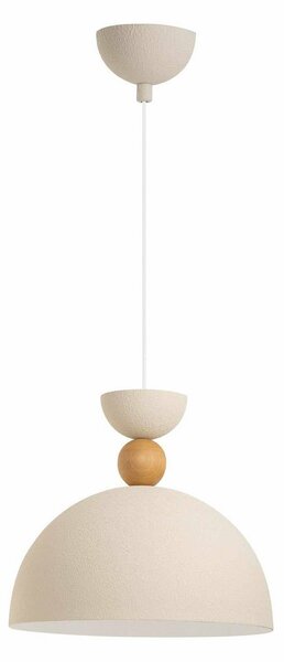 Lampa wisząca Kure Opviq, możliwość ściemniania, kremowy / amber, salon / jadalnia, metal