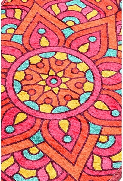 Dywanik łazienkowy z motywem mandali Foutastic Mandala, 60x40 cm