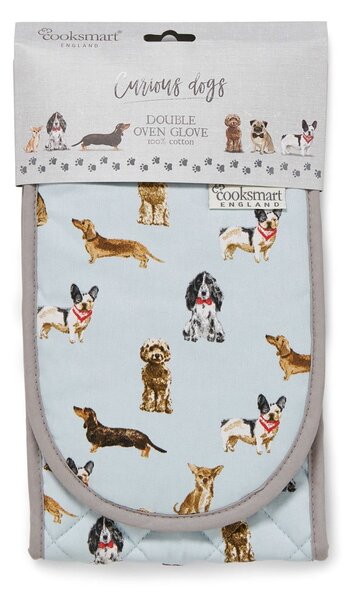 Podwójna bawełniana łapka Cooksmart ® Curious Dogs