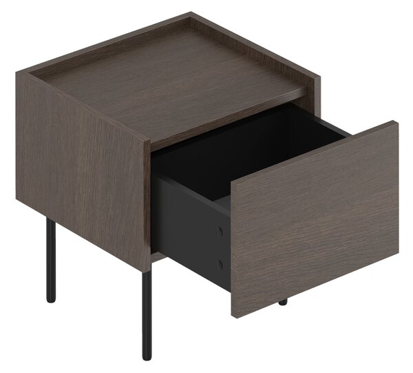 Szafka nocna Dunari z szufladą 45 cm - dąb dunin