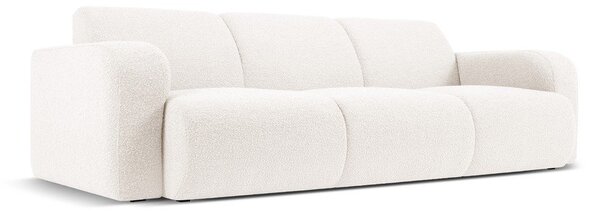Biała sofa z materiału bouclé 235 cm Molino – Micadoni Home