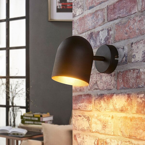Lampa Sufitowa Lindby, Morik, ściemnialny, czarny, salon, metal, nowoczesny