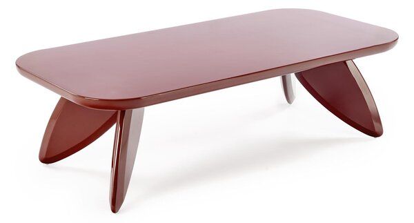 Stolik kawowy prostokątny Lumis 120 cm - burgund