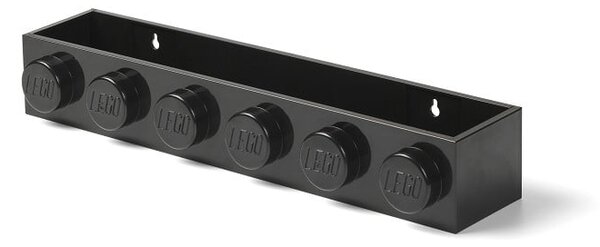 Dziecięca czarna półka ścienna LEGO® Sleek