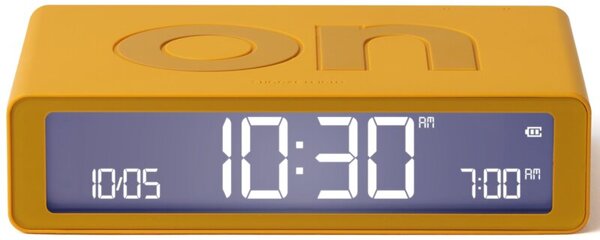 Budzik LEXON Flip Classic Żółty