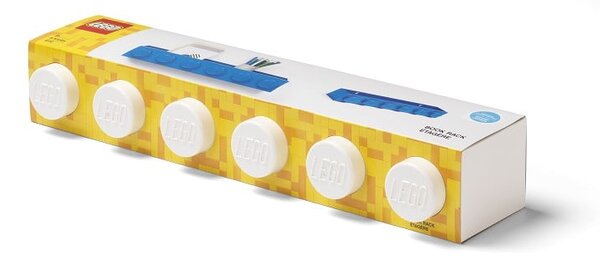 Dziecięca biała półka ścienna LEGO® Sleek