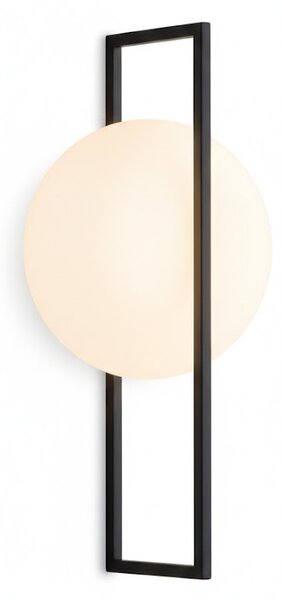 Marco – kinkiet 35 cm LED 7W nowoczesny dekoracyjny czarny