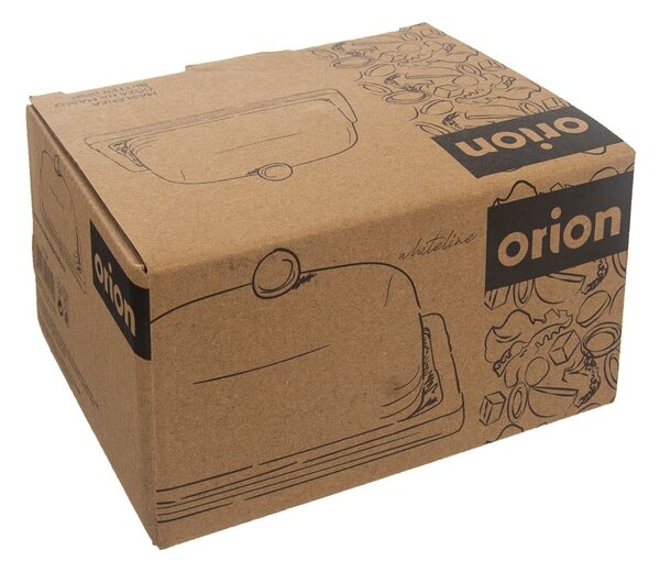 Biała porcelanowa máslenka s bambusovým táckem Orion Whiteline