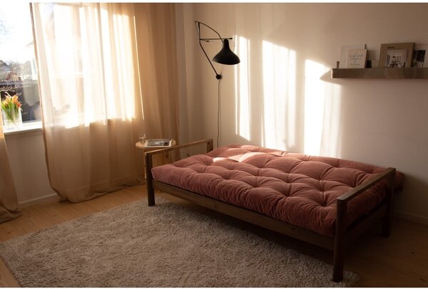 Pomarańczowobrązowa rozkładana sofa 205 cm Knob – Karup Design