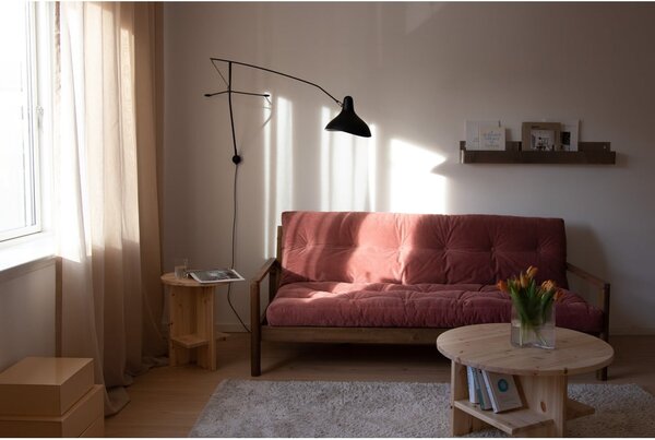 Pomarańczowobrązowa rozkładana sofa 205 cm Knob – Karup Design